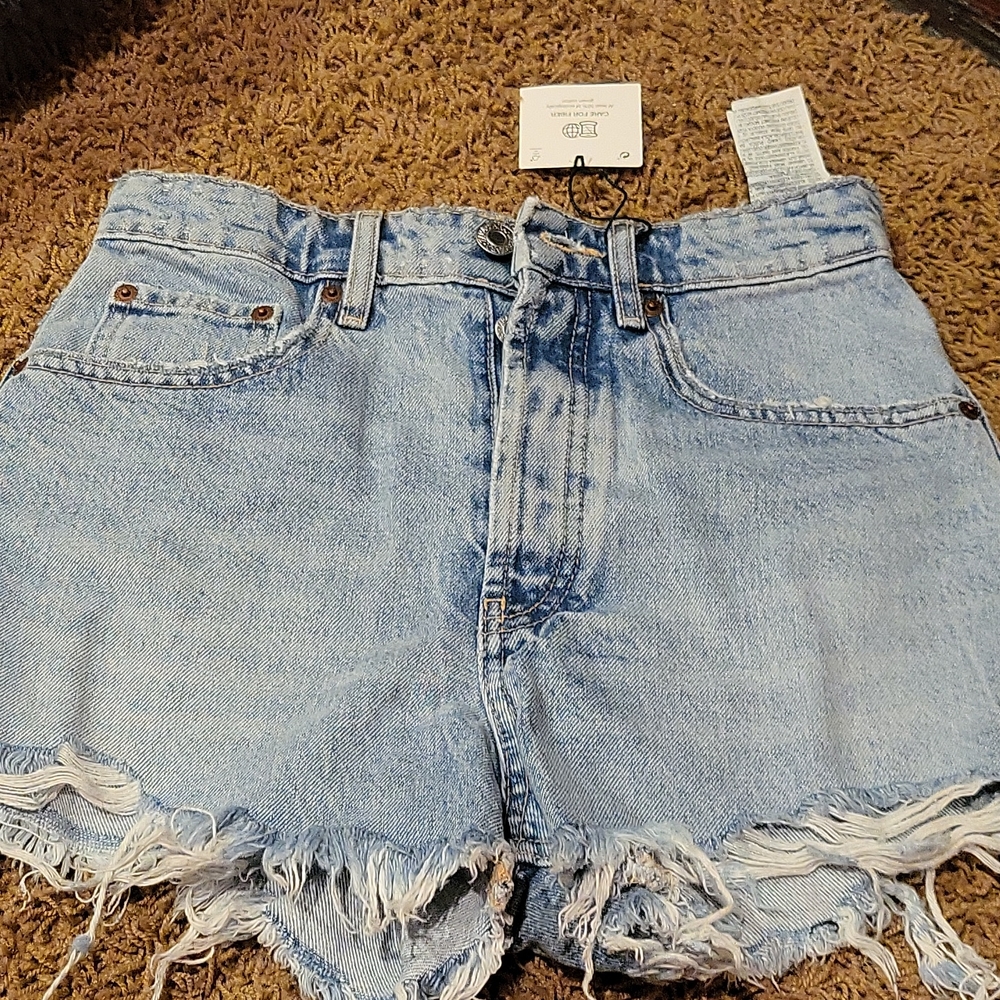 Zara blue jean shorts- brand new with tags